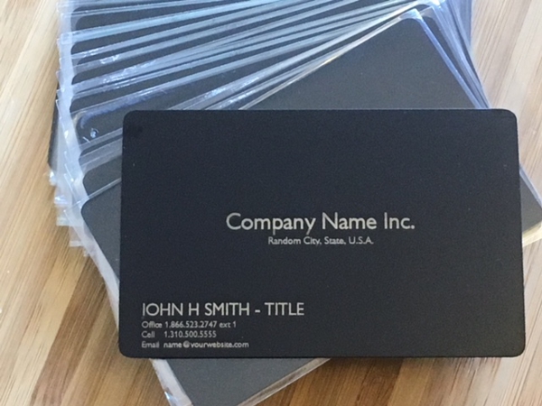 Custom Metal Business Card