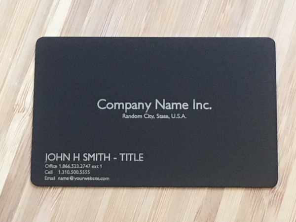 Custom Metal Business Card