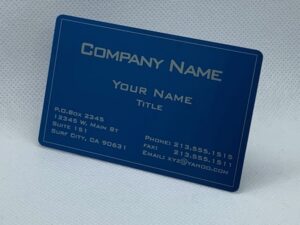 custom metal business cards